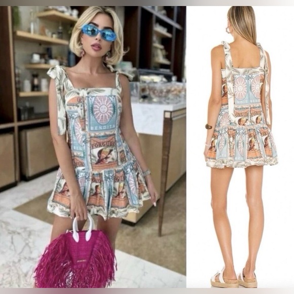 Agua Bendita Multicolor Printed Dress - Picture 5 of 16